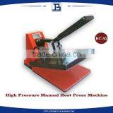 High Pressure Manual Heat Press Machine for garment