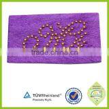 Factory Fashion Logo Leather Suede Label