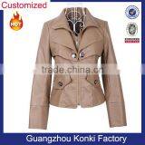 Wholesale Winter Leather Jackets Women 2017 thumbnail-3