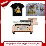 High Speed 3D Effect Digital T-shirt Printing Machine With Dual Printheads