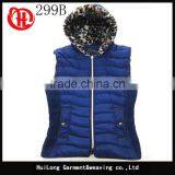 Women Padded Jacket Sleeveless Thick Vest thumbnail-1