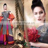 Beautiful Styles Embroidery Designer Tops (Dazzling Dupattas With Silk Tops and Printed Skirts. ) thumbnail-1