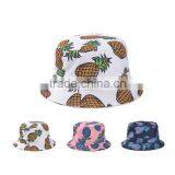 Reversible Hot Selling Lovely Pattern Bucket Hat Europe Wholesale Cool Floral Bucket Hat thumbnail-2