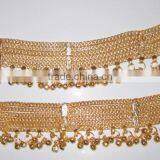 GOLD Tone Chain ANKLET PAYAL Foot Bracelet thumbnail-3
