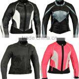 Womens Leather Motorbike Jacket thumbnail-1