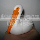 American White Rubber Bird ,rubber Bird Bath Toy ,baby Bird Bath Toy thumbnail-1