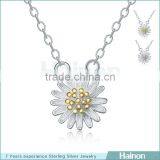 Fashion hot sale Flower Jewellery 925 sterling Silver necklce