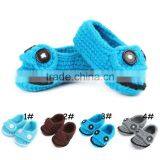 Big Mouth Frog Design Crochet Knitting Kids Shoes thumbnail-6