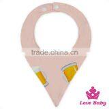 FAUX SUEDE Printing Pineapple Baby Feeding Newborn Fancy Best Baby Bibs thumbnail-5