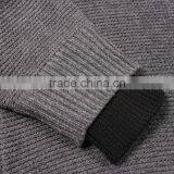 Long Sleeve Grey Button Down Cardigan Sweater For Men thumbnail-5