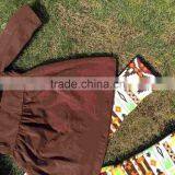 FALL OUTFITS Persnickety Girls 3 Pieces Sets Girls Christmas Pant Sets Girls Boutique Clothes Kids Brown Top Sets thumbnail-5