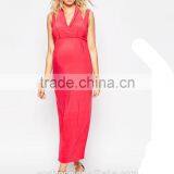 Fashion Cut-out Detailing Maternity Party Dresses for Pregnant Women thumbnail-2