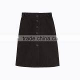 2016 Latest Fashion Mini Skirts Oem Chiffon Women Black Short Skirt thumbnail-2
