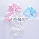 Factory Supply Plain Baby Body Suit 100% Cotton Baby Clothes Gown thumbnail-6