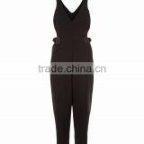 Black Womens Wholesale Playsuit thumbnail-3