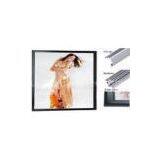 5 MM Thin Silk-Screen Magnetic Led Light Box , Double Side Clear Frame