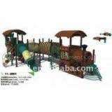 outdoor slide-train playground (CE approvaed)