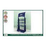 Custom 4 Tier Commercial Display Racks Wire Display Stands for Greeting Card thumbnail-1