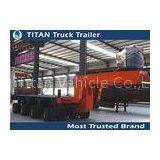 100 Tons Multi Axle Trailer / hydraulic platform trailer for Carry container , hoses