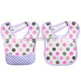 Pastoral Flower Pattern Printed Cotton Bibs to Baby thumbnail-6