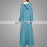 Islamic Burqa Designs Image 100 Cotton Islamic Clothing Hoody Abaya For Women thumbnail-2