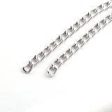 Aluminum Curb Chain Link in Bulk for Necklace Jewelry Accessories DIY Making thumbnail-1