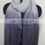 Ombre Pashmina Wool Shawl in Two Tone Colour thumbnail-1