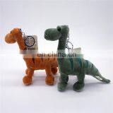 Wholesale Cheap 10CM Plush Mini Dinosaur Toys For Bag Brand LOGO Cute Stuffed Plush Dinosaur Keychain thumbnail-6