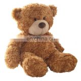 Stuffed Promotional Baby Christmas Teddy Bear meet for EU standard ,high quality with ribbon