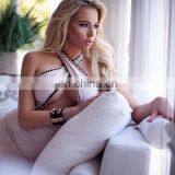 2017 Women's Rayon Stretch Bodycon Knee-length Wholesale Bandage Dress thumbnail-2