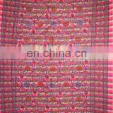 Sunflower Overprinted on Madras Stripe Bedspreads thumbnail-1