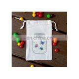 Cotton Muslin Bag With Drawstring and Logo Printing thumbnail-2