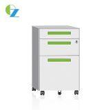 Anti-tilt Fuction 3 Drawers Metal Mobile Pedestal Cabinet With 5 Pcs Caster thumbnail-3