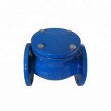 DIN ductile cast iron flanged end swing check valve