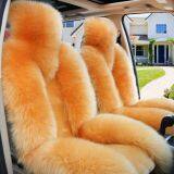 Premium Fluffy Sheepskin Fur Car Seat Cover thumbnail-3
