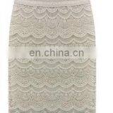 Ladies Lace Latest Pencil A- Line Skirt for Women Spring Summer 2020 thumbnail-2