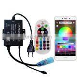 High Voltage 110V 220V RGB 5050 Led Strips Lights With Remote Controller thumbnail-2