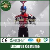 Lisaurus-Da junli hot sell superhero figure costume, Mutants Rider 5
