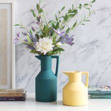 Green Yellow Morandi Watering Can Garden Ceramic Vase Lovely Decor for Tea Table thumbnail-3