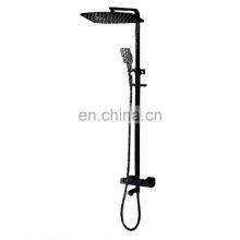 HM005 Contemporary Exposed THERMOSTATIC Square Thermostat Smart Upc Shower Set thumbnail-1