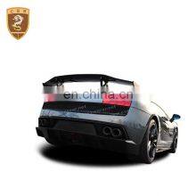 Full Carbon Fiber Rear Diffuser Spoilers For Lambor Gallardo Lp550 Lp560 Lp570 DNC Style Rear Wing Trunk Spoilers thumbnail-1