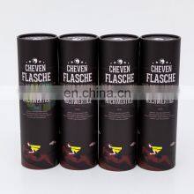 Printed Round Facial Tissue Boxes Paper Skin Care Jar Boxes Black Round Paper Case thumbnail-1