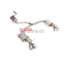 4 Exhaust Tips for Volkswagen VW Magotan Pipe Catback With Quad Double Tip thumbnail-1