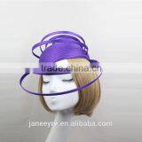Unique Style Made of Satin Top Fascinator Hat For Women thumbnail-3