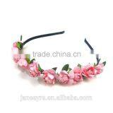 Handmade Wedding Decorative Floral Flower Head Wreath For Hair thumbnail-3
