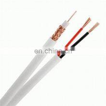 RG6 White Siamese Plenum Coax Cable, 1000 Ft. RG6 With Power thumbnail-3