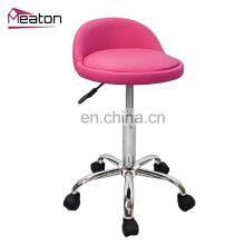 Modern Well-designed Colorful Low Back Stainless Salon Chair