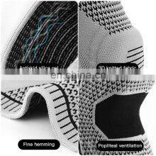 2021Best Seller Nylon Sports Knee Support Compression Sleeve Knee Brace With Side Stabilizers & Patella Gel Pads thumbnail-3