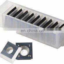 LIVTER 14x14x2mm 30 Degree Carbide Square Cutter Insert Replacement Knives for Woodworking Spiral Helical Planer Head thumbnail-1