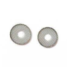 Stainless Steel Ss 304 316L Round Plastic Extruder Plain/Twill/Dutch Woven Wire Mesh Oil Filter Disc thumbnail-3